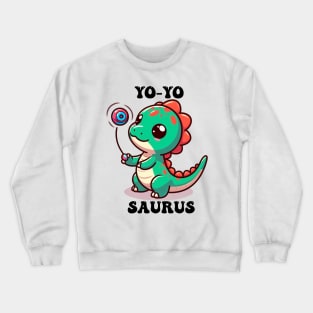 YoYo Saurus Funny Yoyo Lover Crewneck Sweatshirt